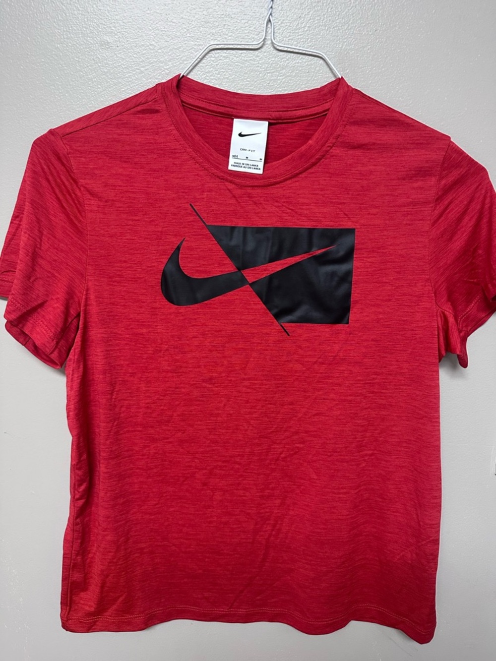Nike Boy’s Red Dri-FIT Logo Tee